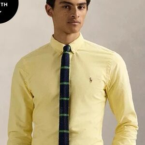 Polo by Ralph Lauren Men's Light Yellow Shirt XLT
